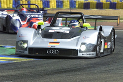 #7 Joest Racing Audi R8R: Lauren Aiello, Michele Alboreto, Rinaldo Capello
