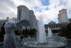 Fountains in front of Caesars Palace