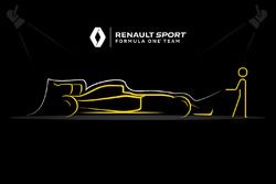 Teaser de Renault F1 Team pour la présentation de sa voiture 2017