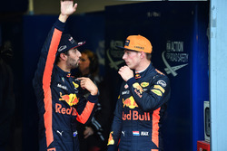Daniel Ricciardo, Red Bull Racing and Max Verstappen, Red Bull Racing in parc ferme
