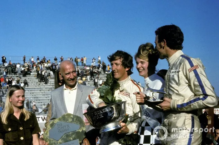 La primera llegó con el Lotus 49B, en el GP de Estados Unidos de 1969 en Watkins Glen