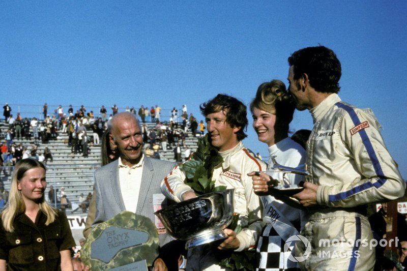 A primeira delas veio com o Lotus 49B, no GP dos EUA de 1969, em Watkins Glen.