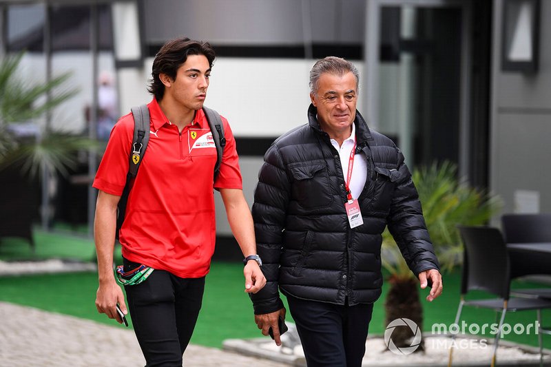 Jean Alesi and Giuliano Alesi