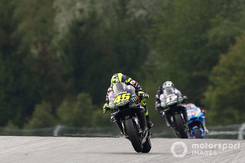 Valentino Rossi, Yamaha Factory Racing, Maverick Vinales, Yamaha Factory Racing, Alex Rins, Team Suzuki MotoGP