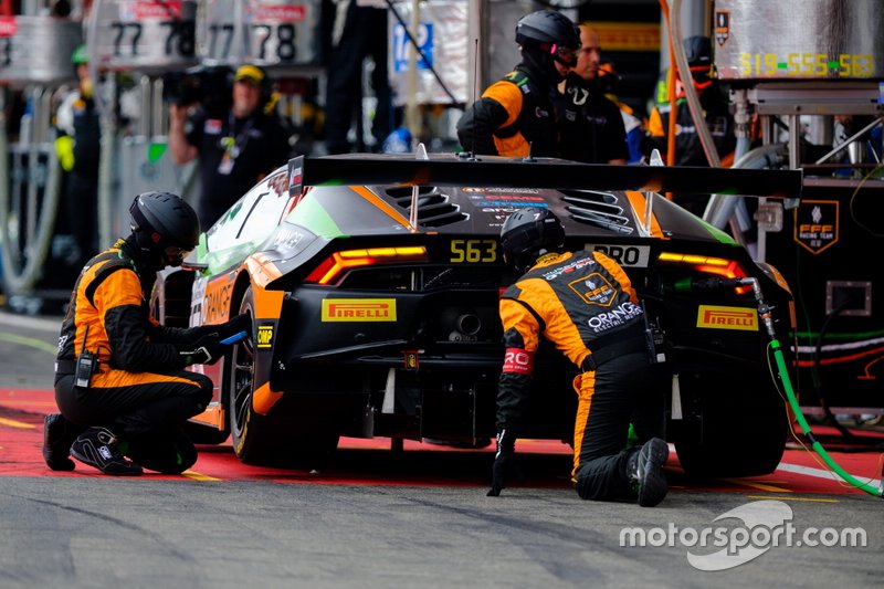 #563 Orange 1 FFF Racing Team Lamborghini Huracan GT3 2019: Andrea Caldarelli, Dennis Lind, Marco Mapelli