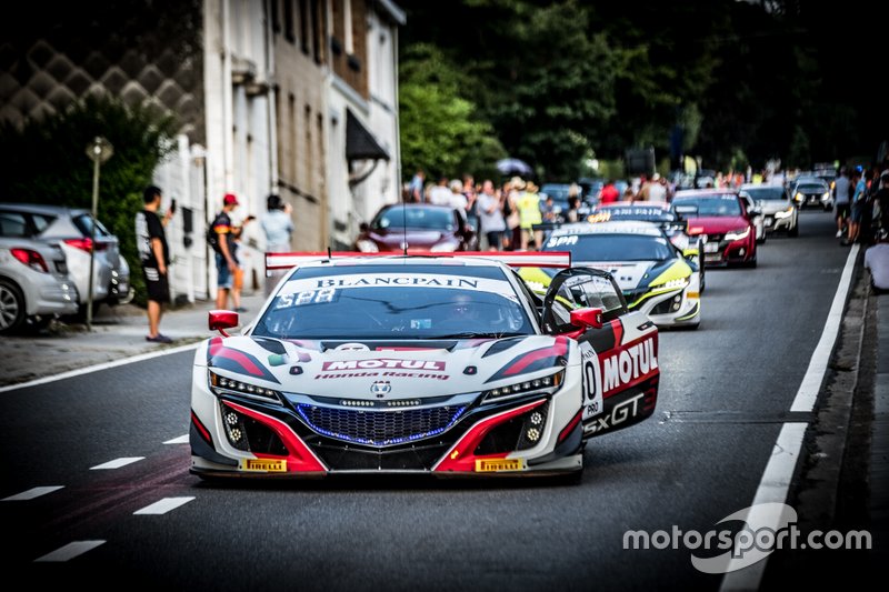 #30 Honda Team Motul Honda Acura NSX GT3 2019: Mario Farnbacher, Bertrand Baguette, Renger van der Zande