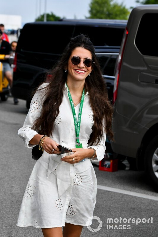 Caterina Masetti Zannini girlfriend of Pierre Gasly, Red Bull Racing arrives