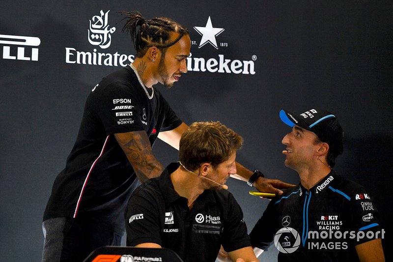 Lewis Hamilton, Robert Kubica e Romain Grosjean
