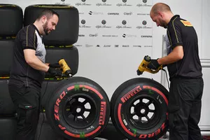 Pirelli engineers and Pirelli tyres