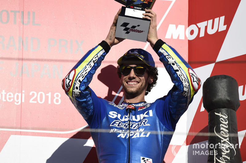 Podium: Alex Rins, Team Suzuki MotoGP