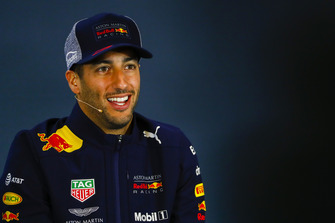 Daniel Ricciardo, Red Bull Racing en conférence de presse