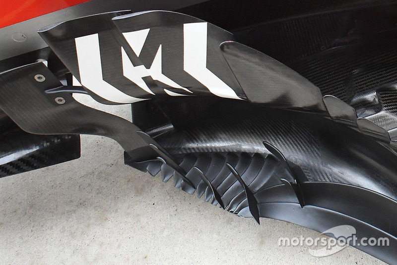 Detail bargeboard Ferrari SF71H