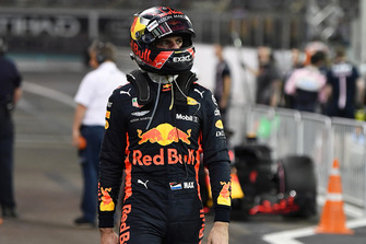 Max Verstappen, Red Bull Racing dans le Parc Fermé