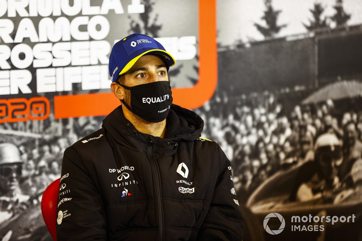 Daniel Ricciardo, Renault F1 in the press conference