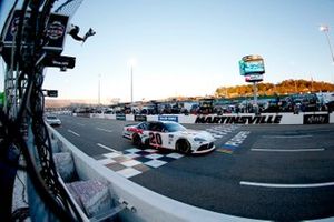 Race winner Harrison Burton, Joe Gibbs Racing, Toyota Supra