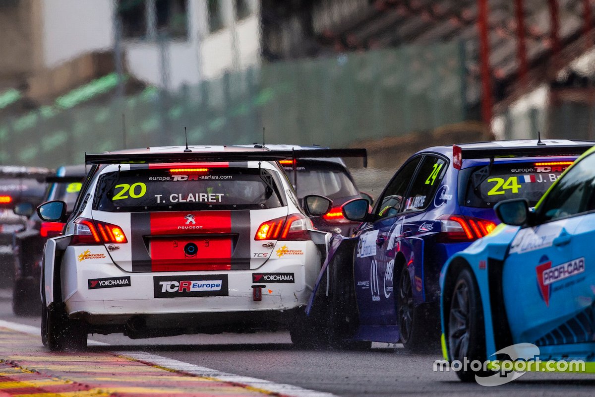 Teddy Clairet, Team Clairet Sport, Peugeot 308 TCR e Julien Briché, JSB Compétition, Peugeot 308 TCR