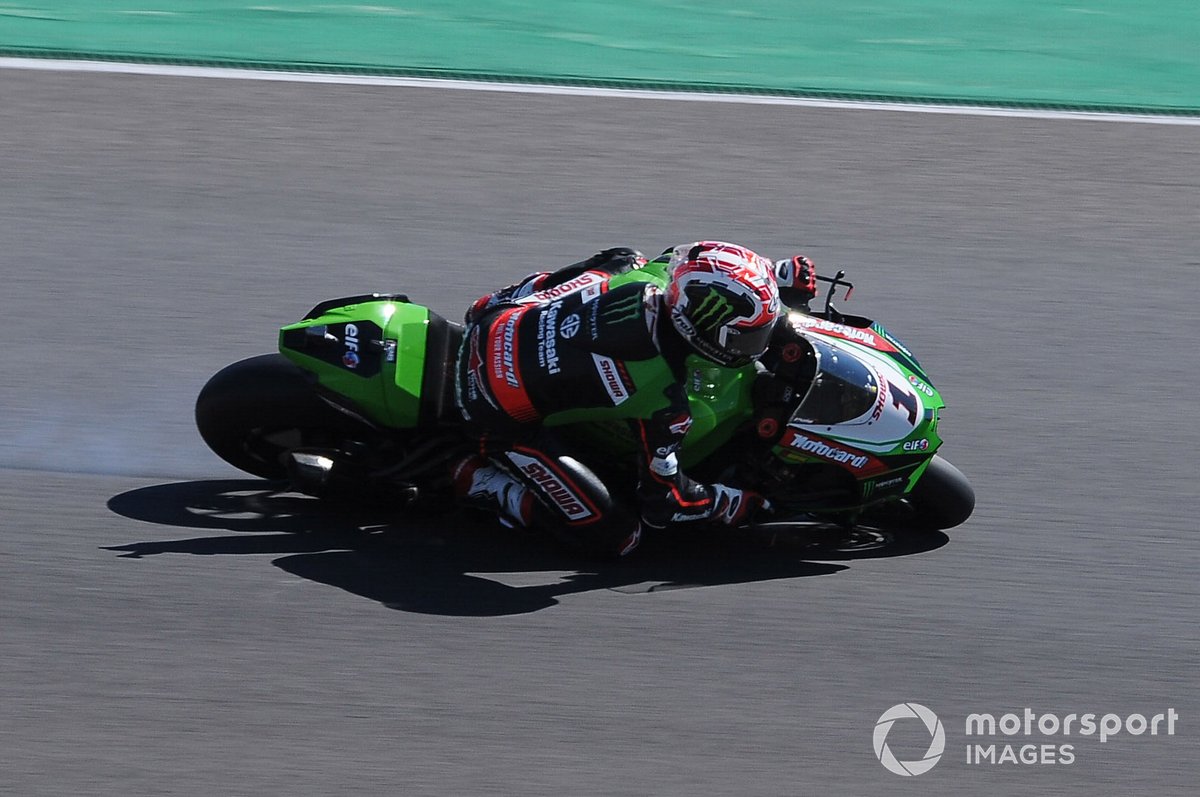 Secuencia de la caída de Jonathan Rea, Kawasaki Racing Team WorldSBK