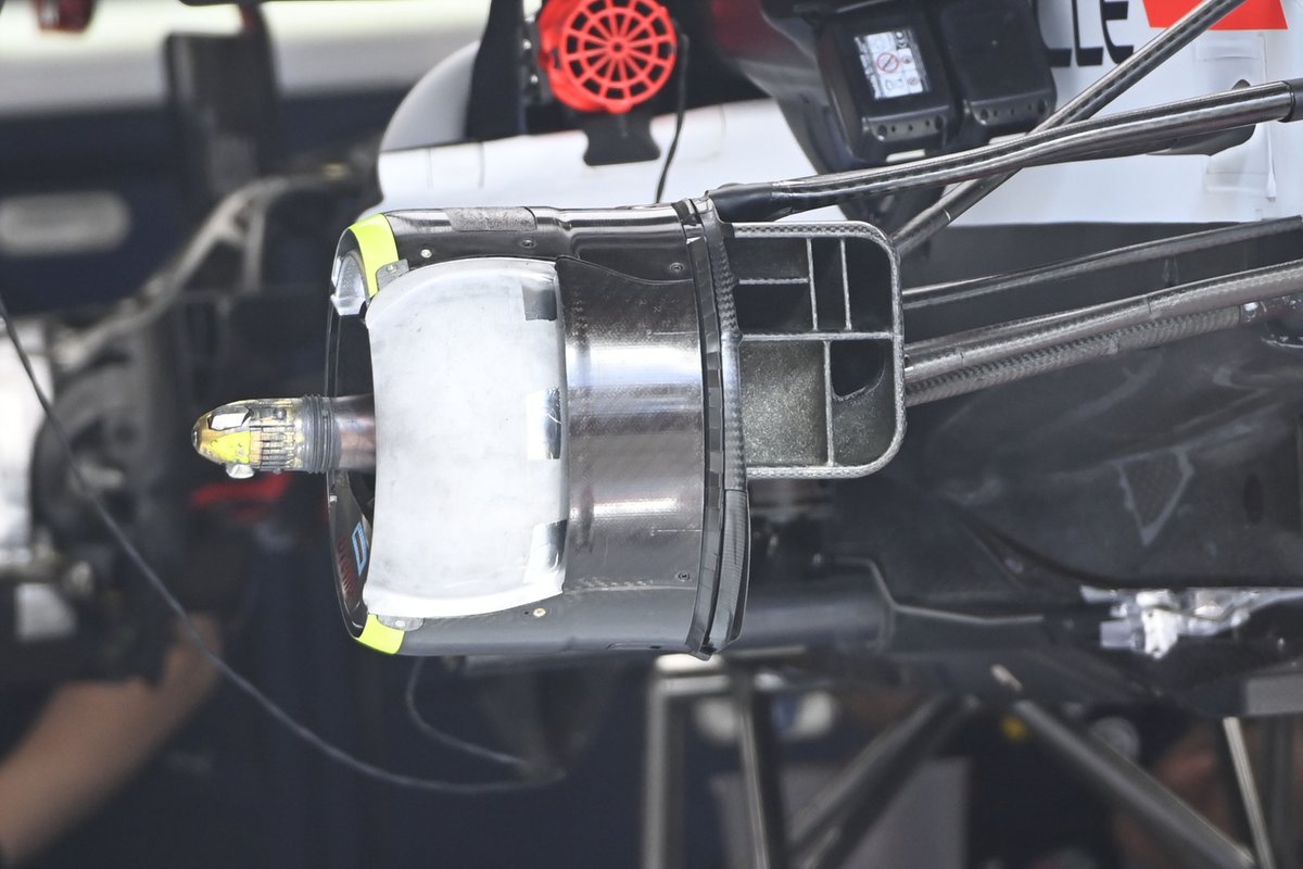 Red Bull Racing RB16B brake drum detail