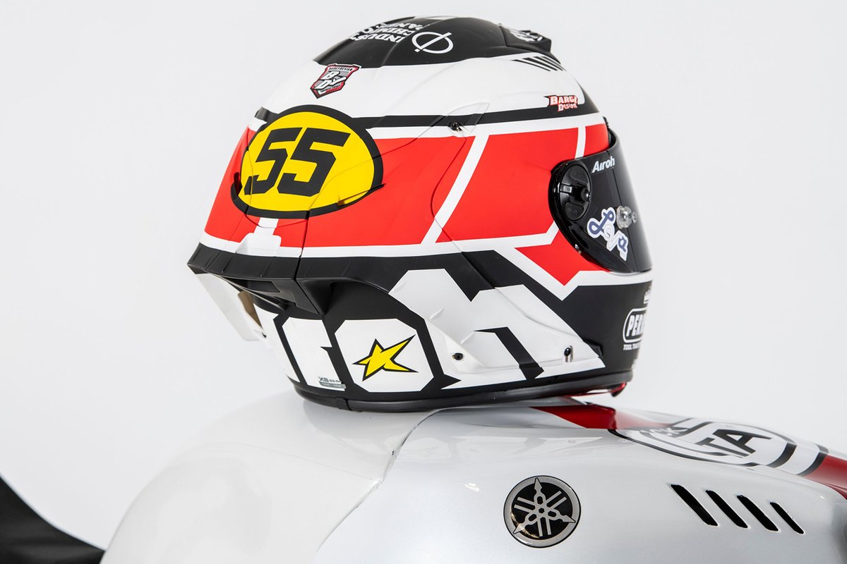 Andrea Locatelli, PATA Yamaha WorldSBK Team helmet