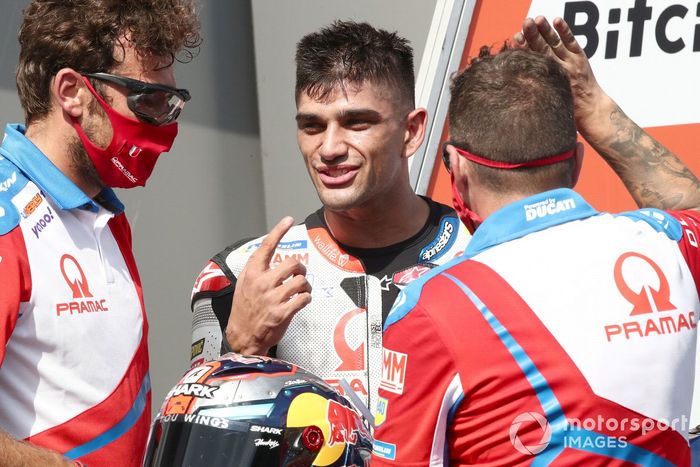 El ganador de la pole Jorge Martín, Pramac Racing