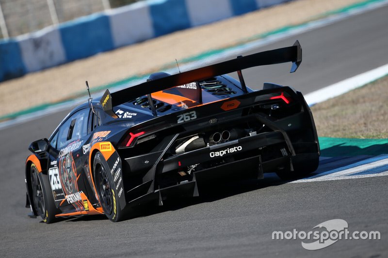 #263 Huracan Super Trofeo Evo, FFF Racing Team: Takashi Kasai, Juuso Puhakka
