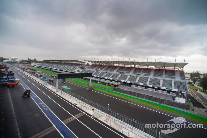 Preparativos para la F1 en el Autódromo Hermanos Rodríguez