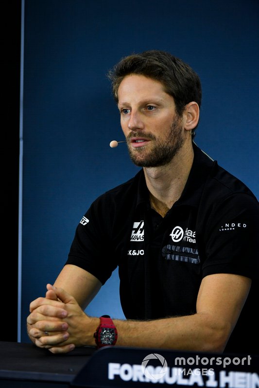 Romain Grosjean, Haas F1 In the Press Conference