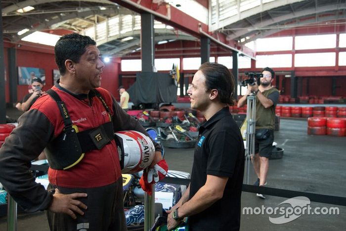 Felipe Massa e Márcio Santos