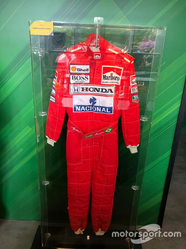 Macacão de Ayrton no Festival Senna Tribute