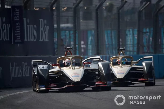 Jean-Eric Vergne, DS Techeetah, DS E-Tense FE20, Antonio Felix da Costa, DS Techeetah, DS E-Tense FE20 
