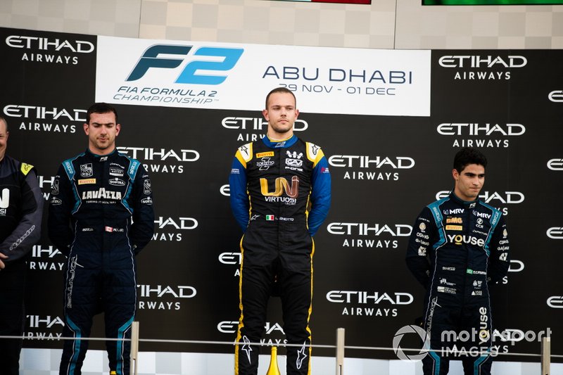 Luca Ghiotto, UNI Virtuosi Racing Nicholas Latifi, Dams and Sergio Sette Camara, Dams