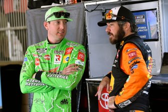 Kyle Busch, Joe Gibbs Racing, Toyota Camry Interstate Batteries and Martin Truex Jr., Joe Gibbs Racing, Toyota Camry Bass Pro Shops