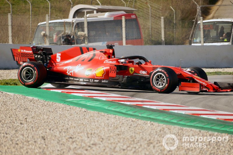 Sebastian Vettel, Ferrari SF1000 testacoda