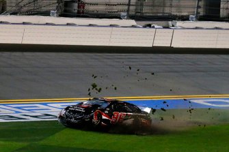 Daniel Suarez, Gaunt Brothers Racing, Toyota Camry Toyota Certified Used Vehicles crash