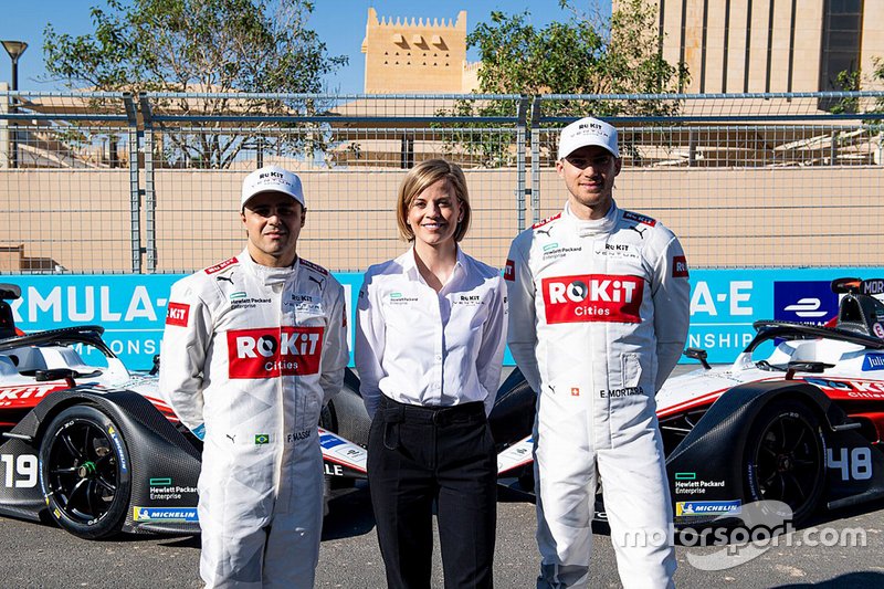 Felipe Massa, Edoardo Mortara, Susie Wolff, Venturi Racing