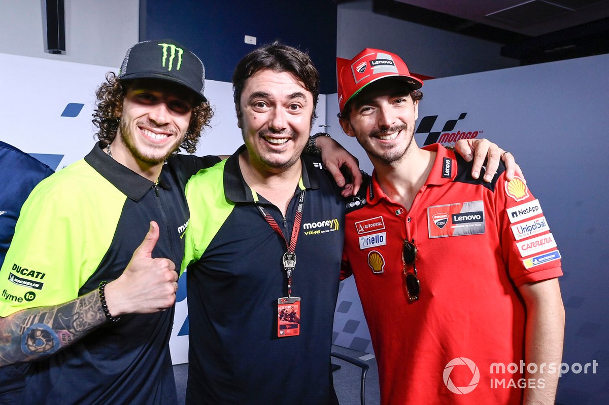 Marco Bezzecchi, VR46 Racing Team, Uchio, Francesco Bagnaia, Ducati Team
