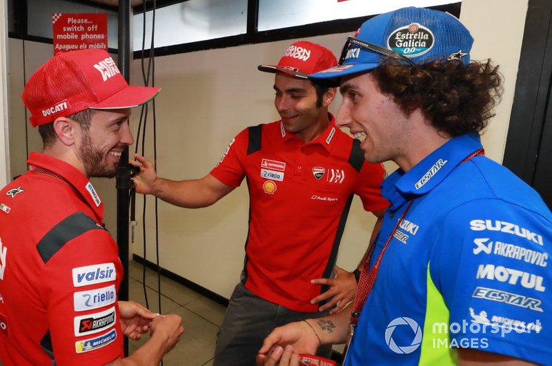 Andrea Dovizioso, Ducati Team, Alex Rins, Team Suzuki MotoGP