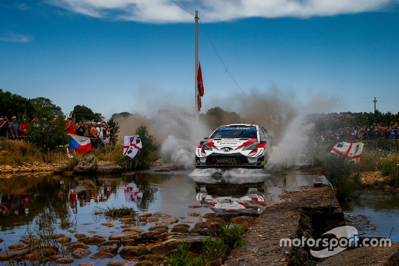 Juho Hänninen, Tomi Tuominen, Tommi Mäkinen Racing Toyota Yaris WRC