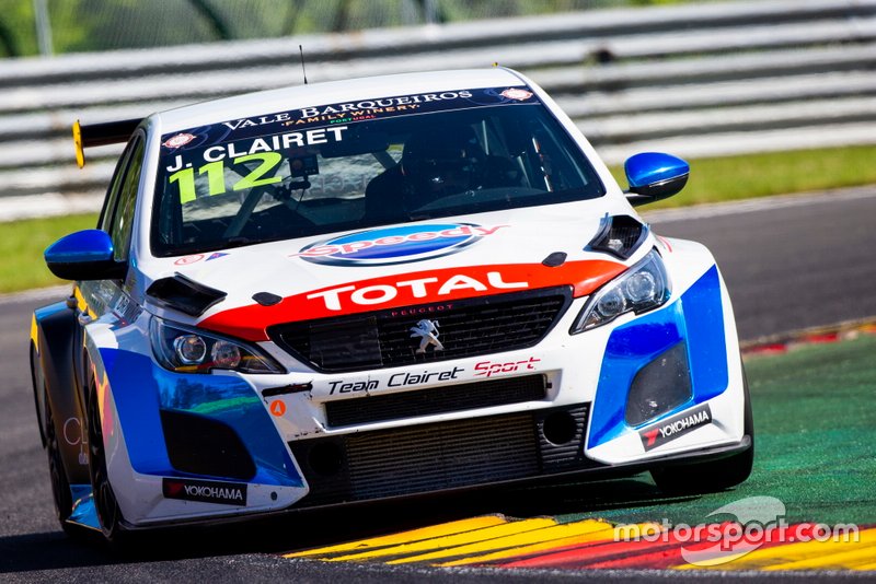 Jimmy Clairet, Team Clairet Sport Peugeot 308 TCR