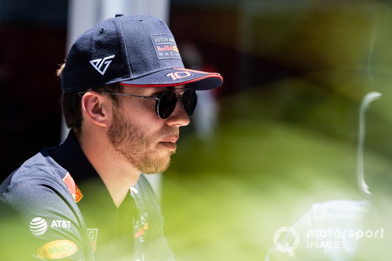 Pierre Gasly, Red Bull Racing, parle à la presse