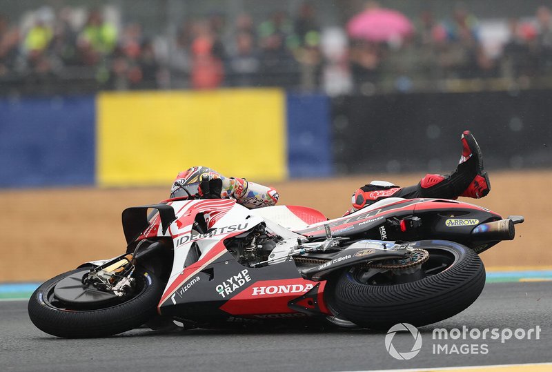 Takaaki Nakagami, Team LCR Honda crash