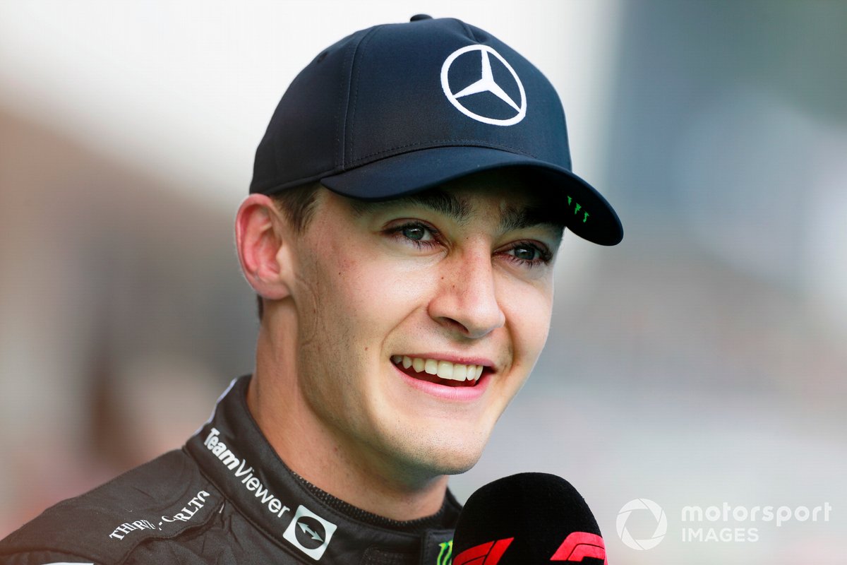 Ganador de la pole, George Russell, Mercedes-AMG