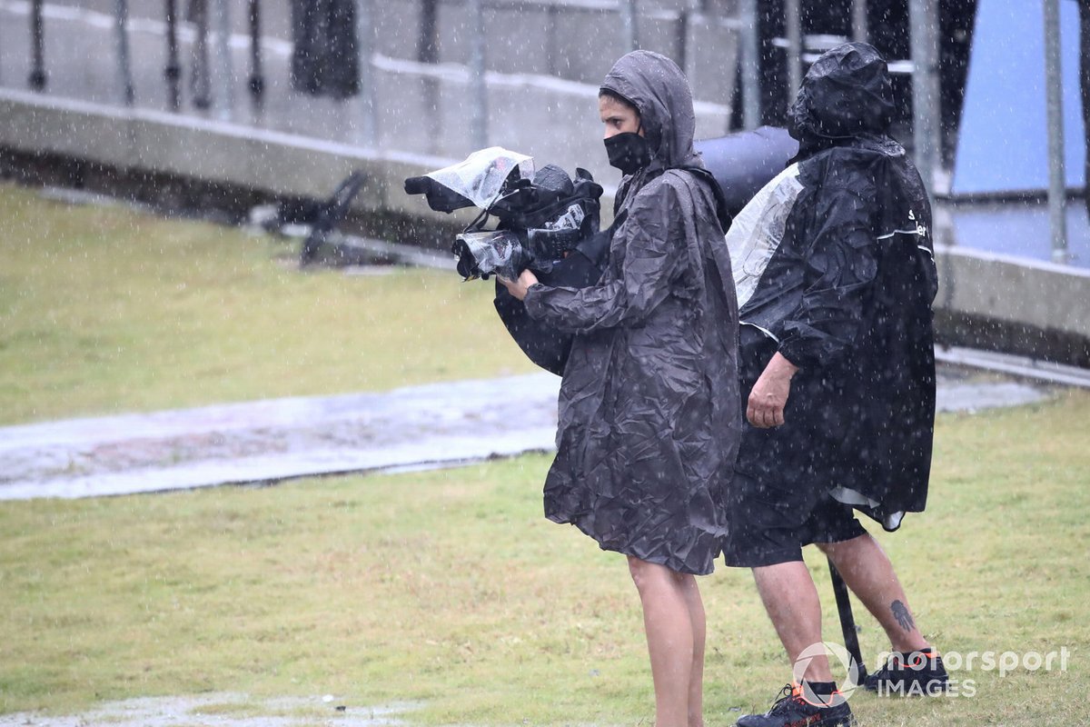 Lluvia en el circuito de Mandalika