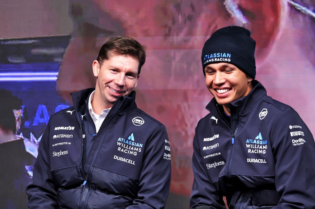 James Vowles, Director del equipo Williams con Alex Albon, William