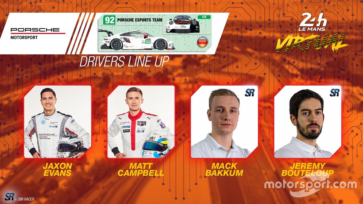 #92 Porsche Esports Team - Porsche 911 RSR
