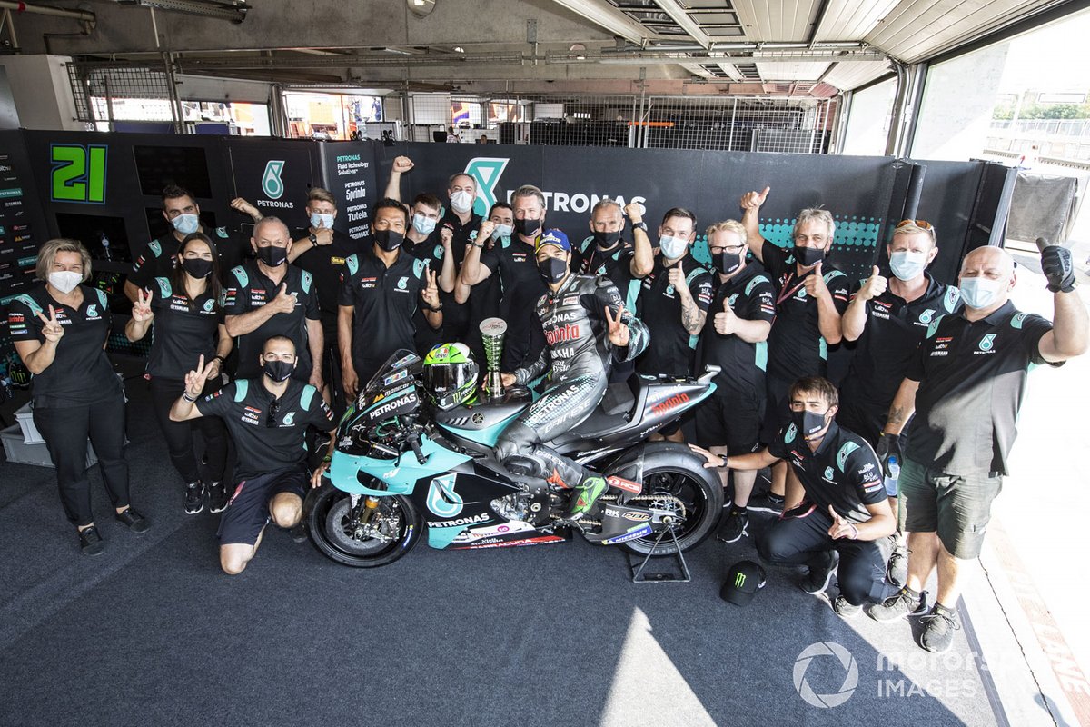 Segundo lugar Franco Morbidelli, Petronas Yamaha SRT