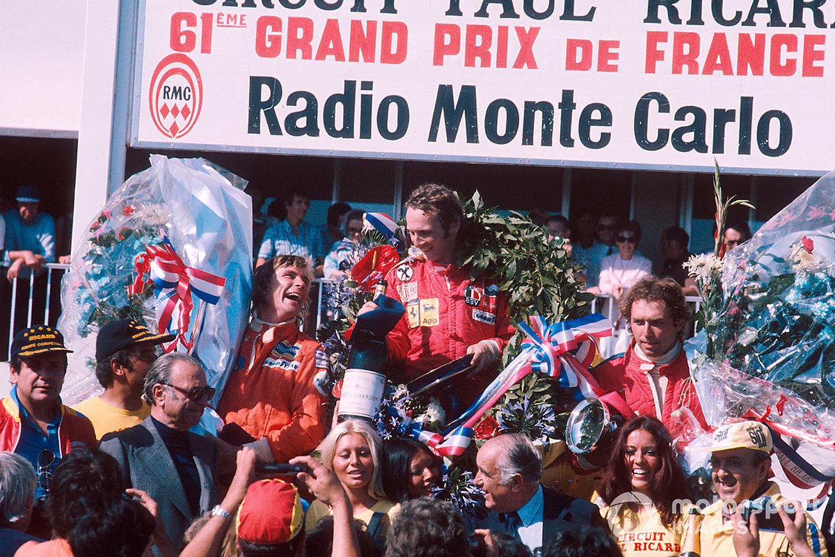 Niki Lauda, Ferrari, James Hunt, Hesketh Ford, Jochen Mass, McLaren