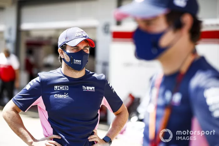 Sergio Pérez, Racing Point con los medios