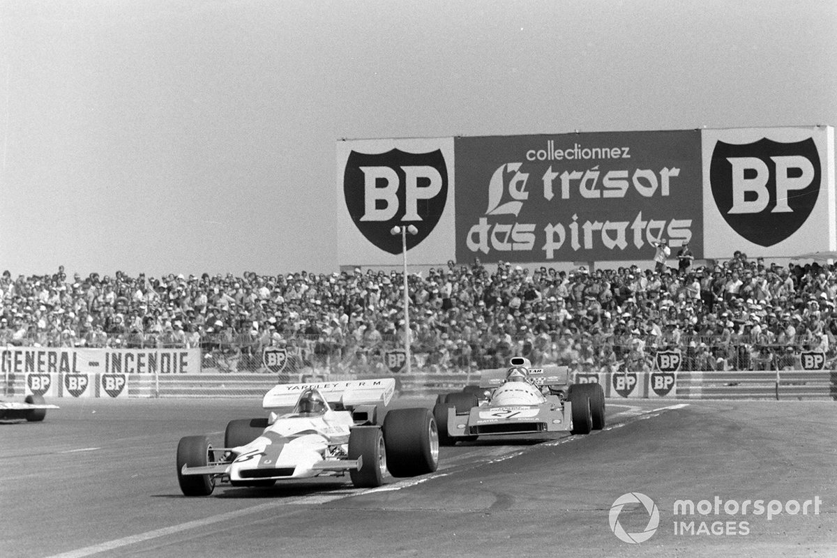 Pedro Rodriguez, BRM P160, Jean-Pierre Beltoise, Matra MS120B, GP di Francia del 1971