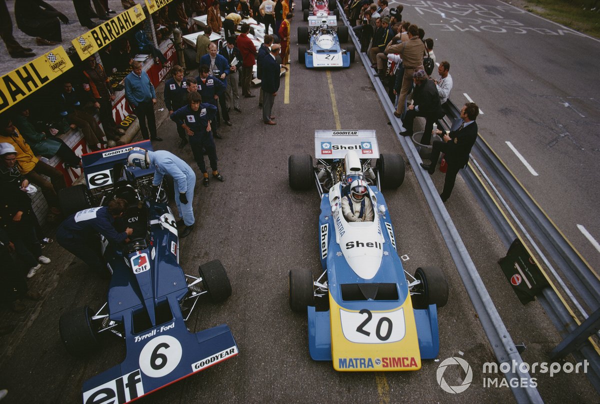 Chris Amon, Matra MS120B, Francois Cevert, Tyrrell 002 Ford